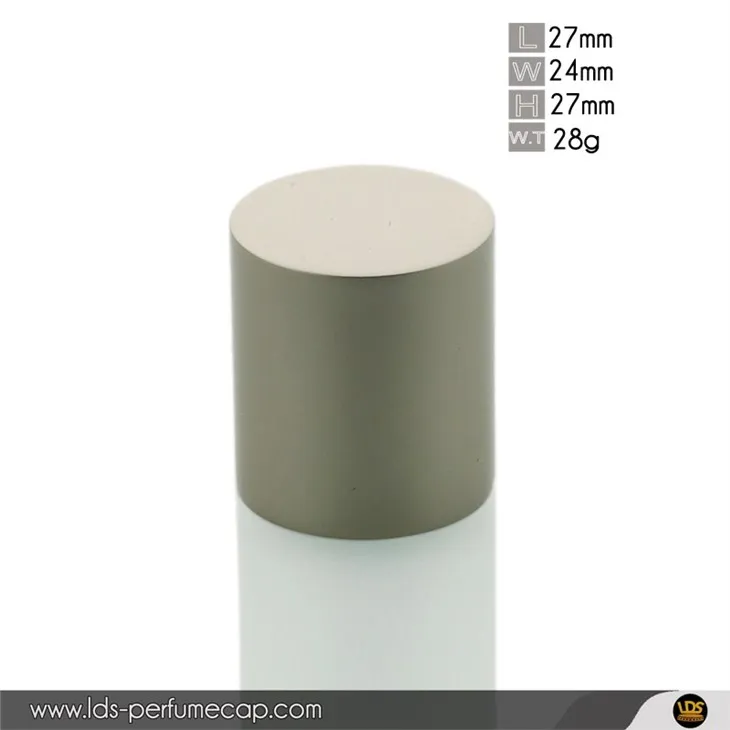 Matte Nickel Zamak Perfume Cap