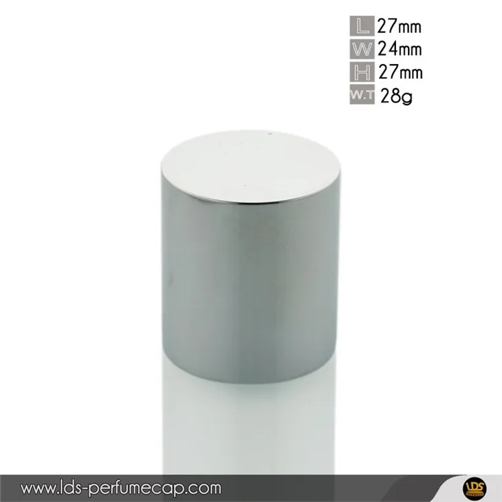 Matte Nickel Zamak Perfume Cap